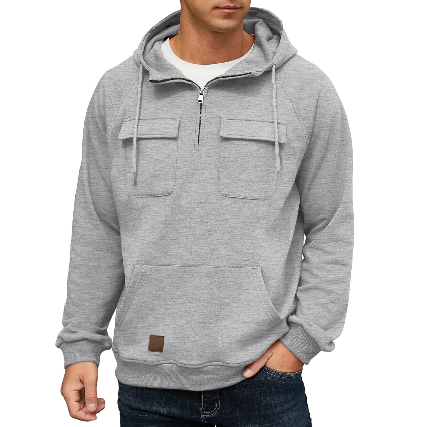 EBXN Men's Cargo Hoodies