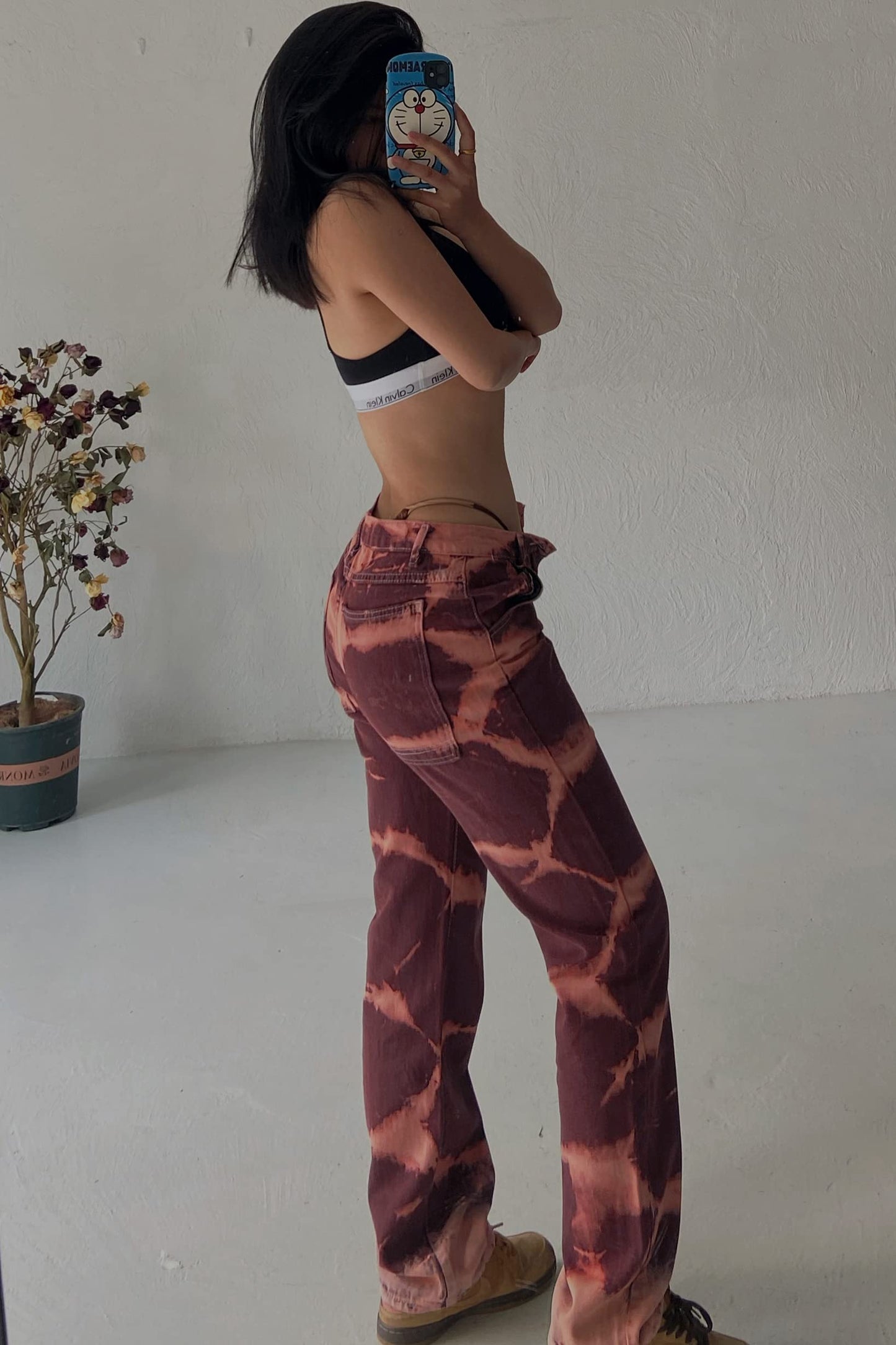 EBXN Tiro Alto Wide Rectos Jeans