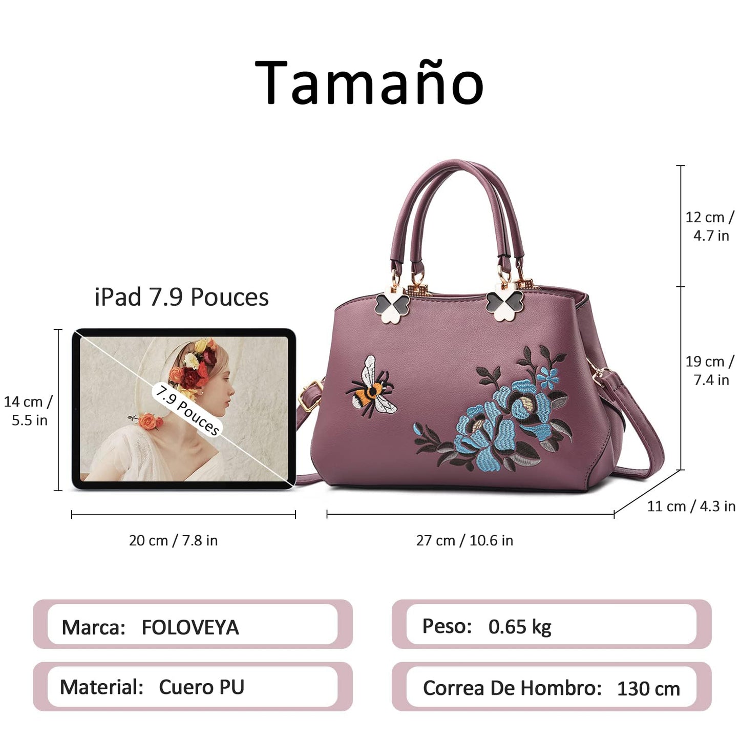 EBXN Elegante Bolsos para Mujer