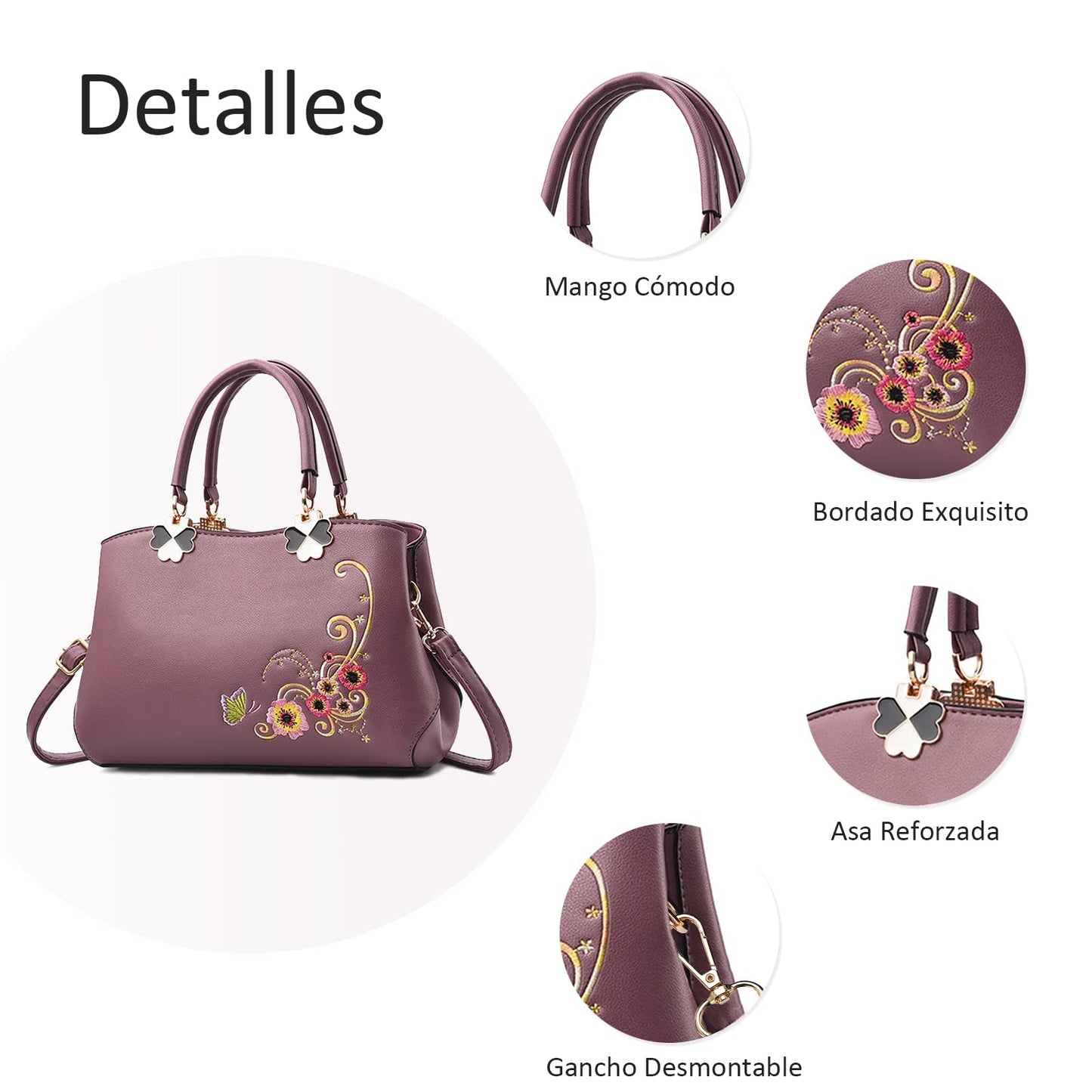 EBXN Elegante Bolsos para Mujer
