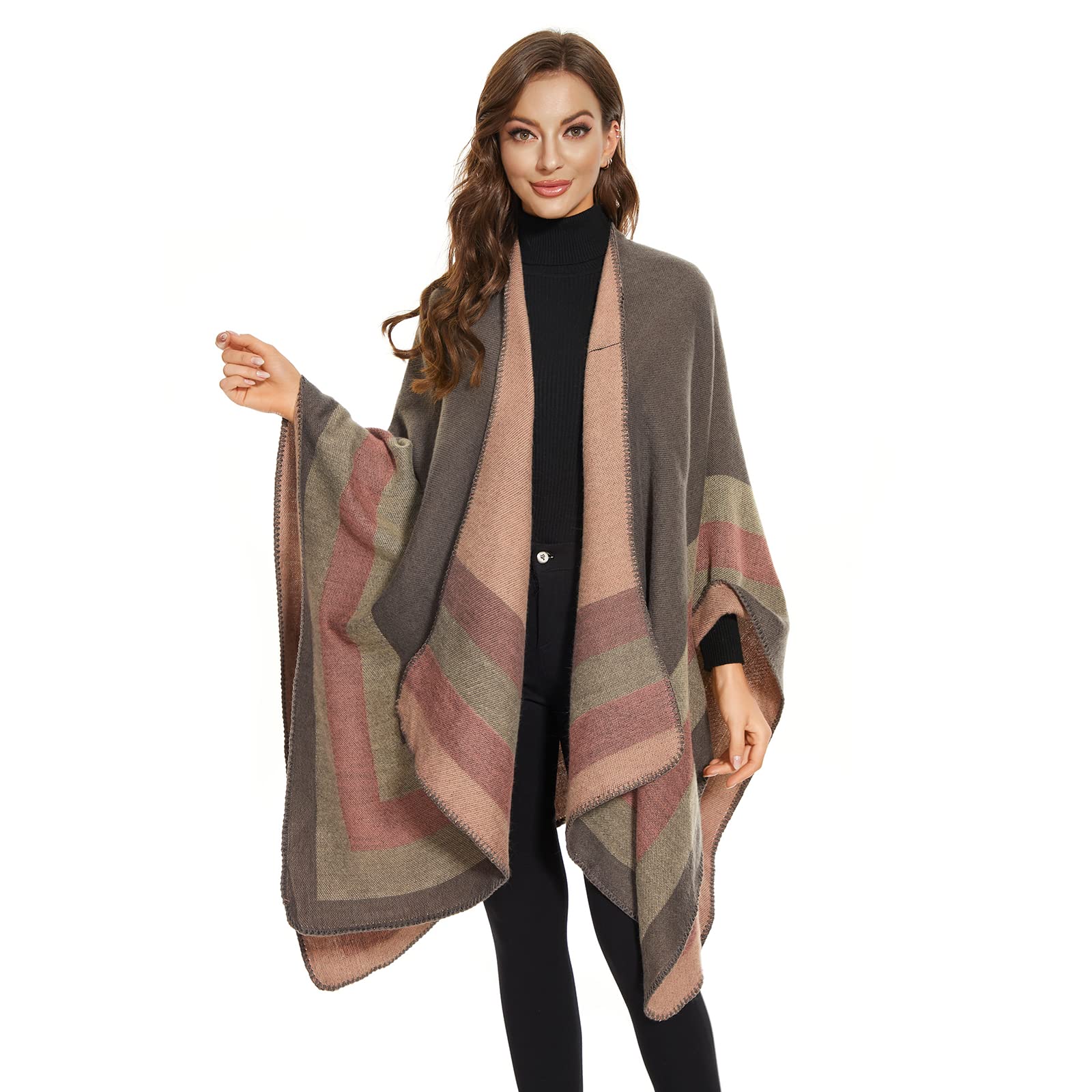 EBXN Colornial Chal Elegante para Mujer