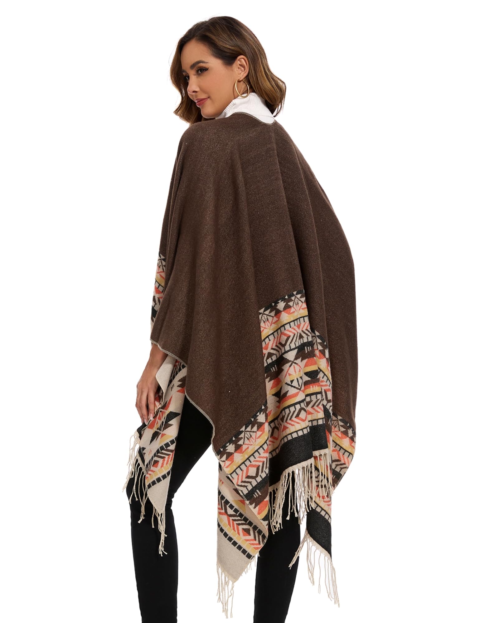 EBXN Colornial Chal Elegante para Mujer