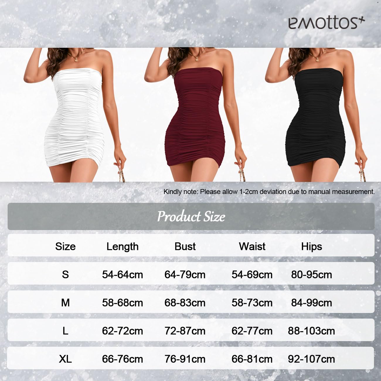 Sexy Mini Ruched Dress
