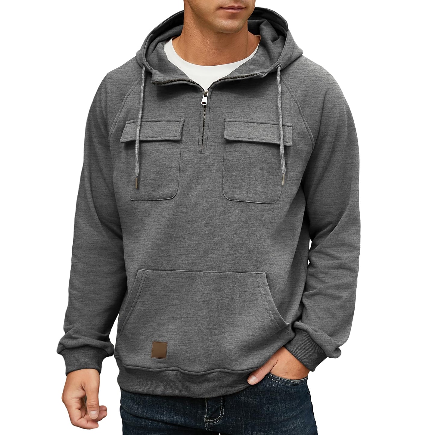EBXN Men's Cargo Hoodies