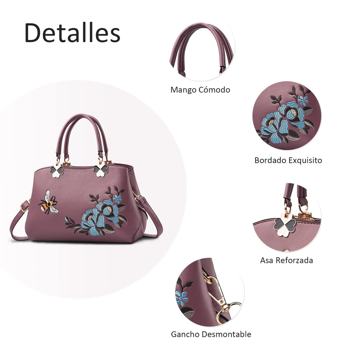 EBXN Elegante Bolsos para Mujer