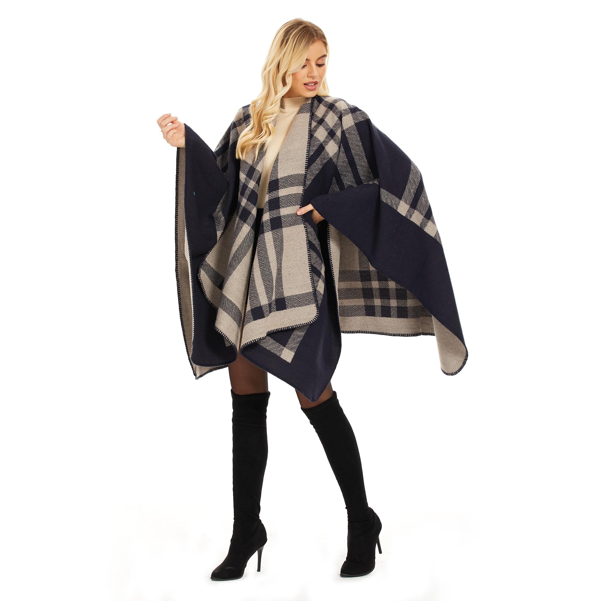 EBXN Colornial Chal Elegante para Mujer