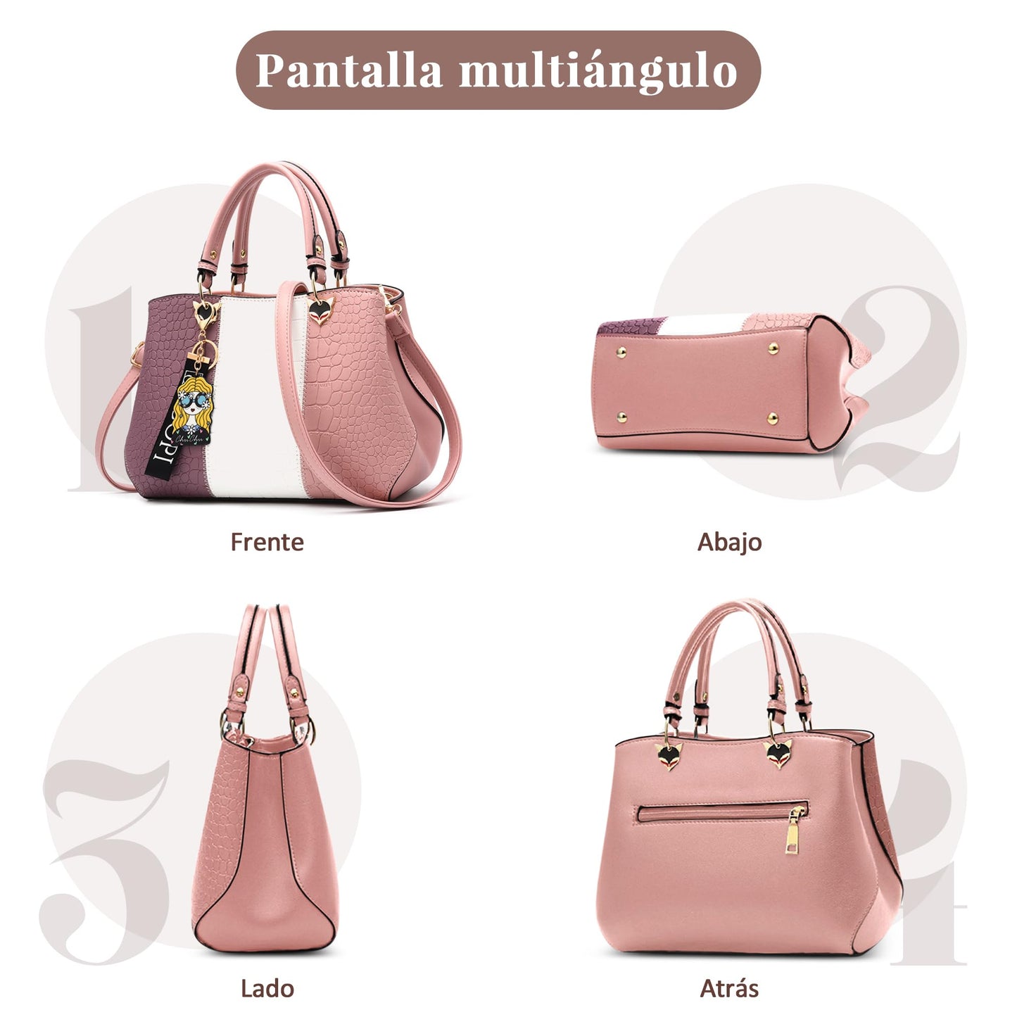 EBXN Moda Bolsos de Mano Mujer