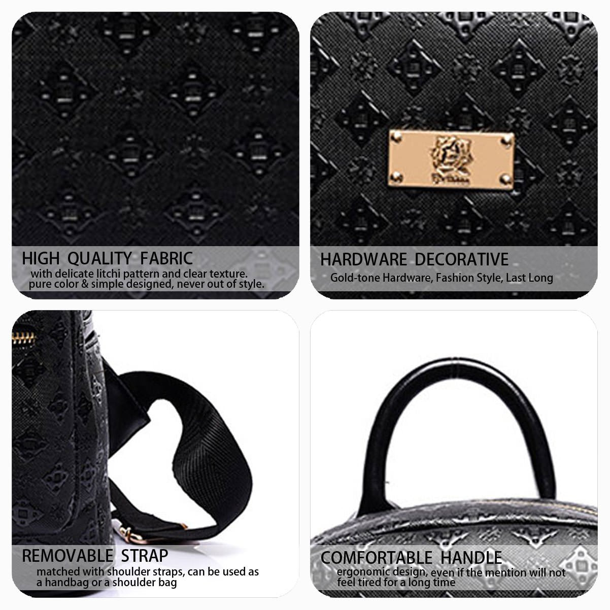 EBXN Mujer Bolsos Mochila Casual