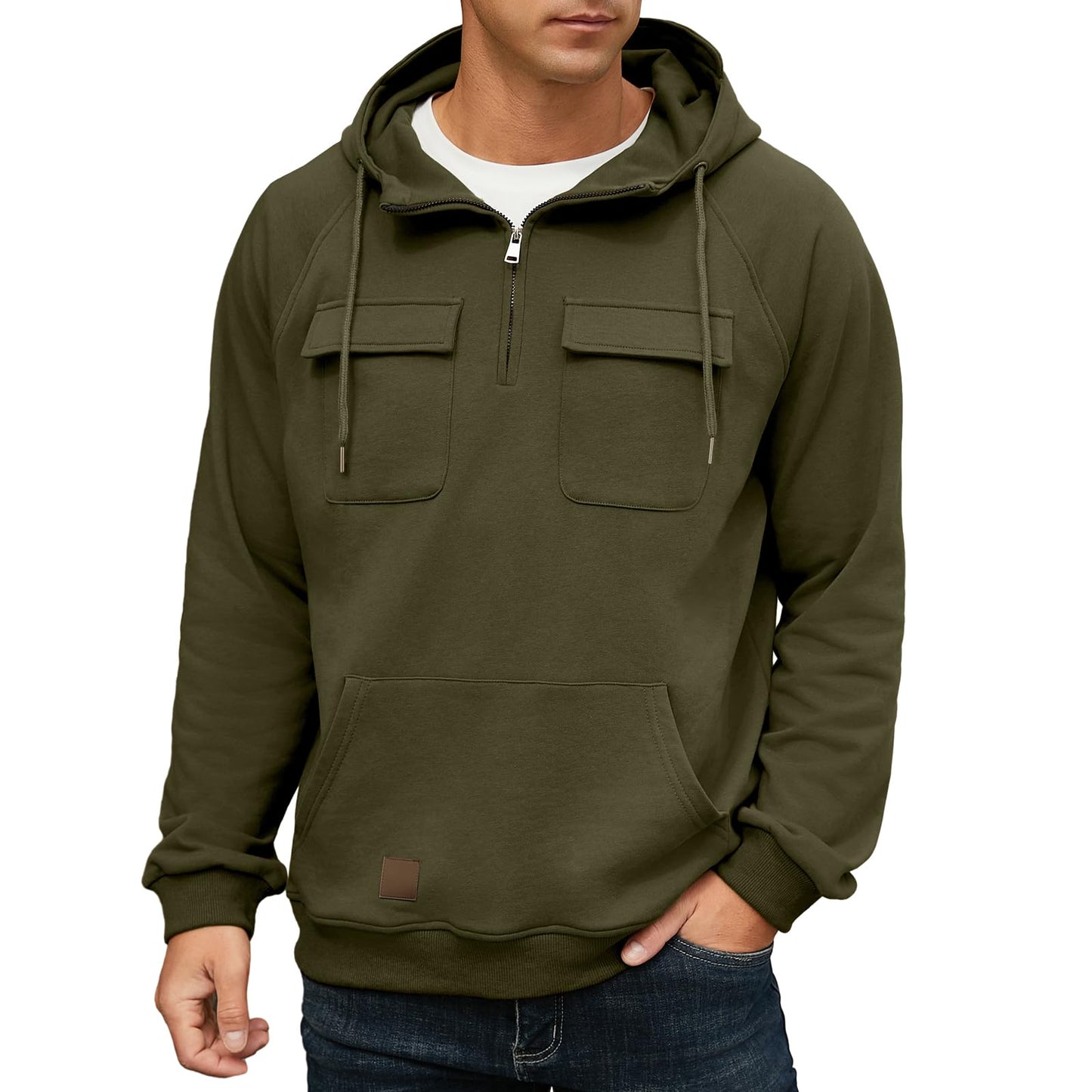 EBXN Men's Cargo Hoodies