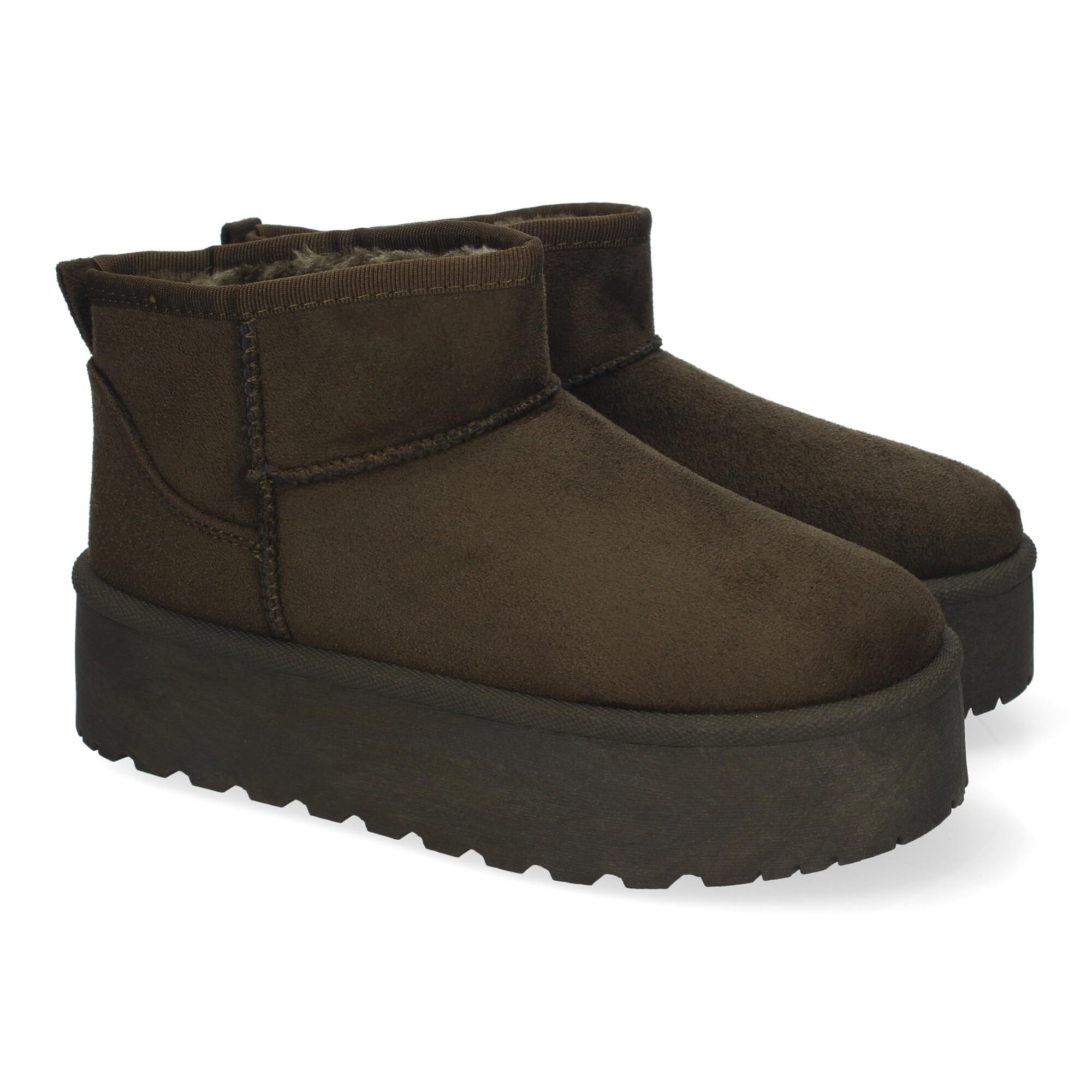 EBXN Botin Plano para Mujer
