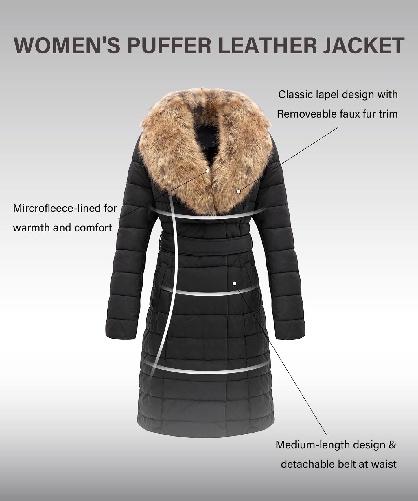 EBXN Winter Puffer Jacket Cold-Resistant