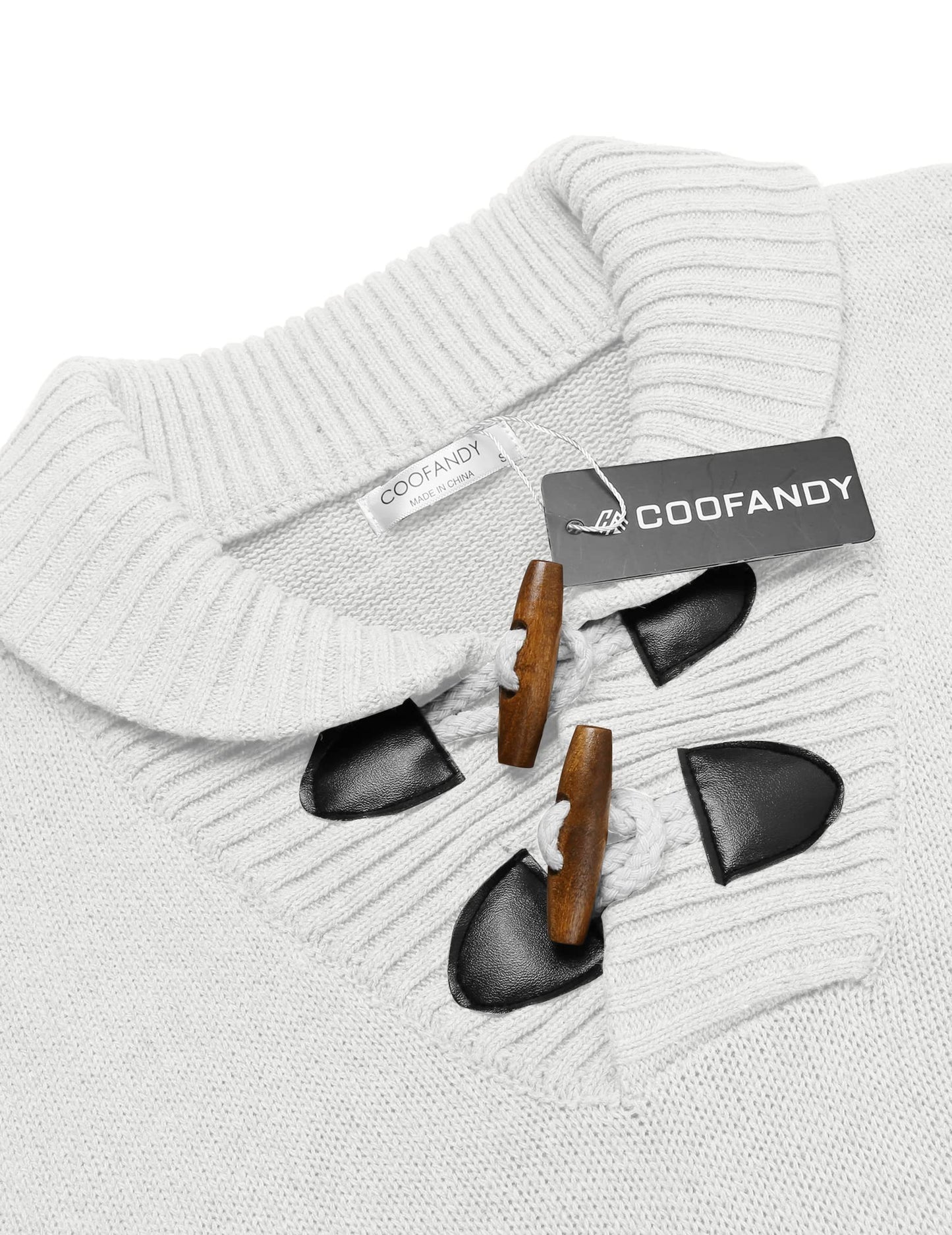 EBXN Men's Shawl Collar Pullover Sweater