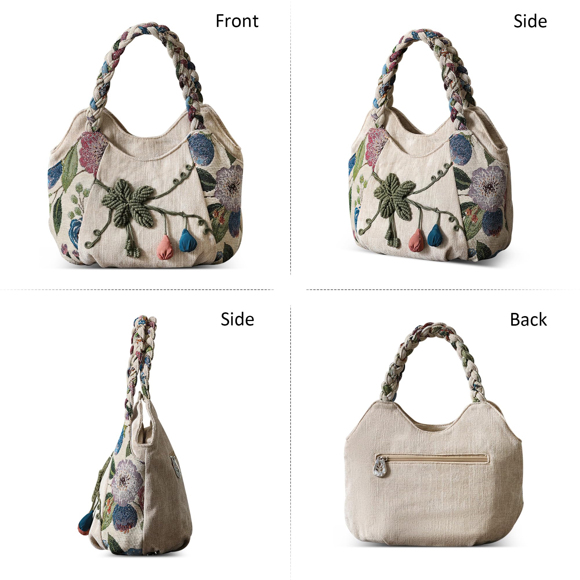 EBXN Bolsos Mujer Bolsa De Lona