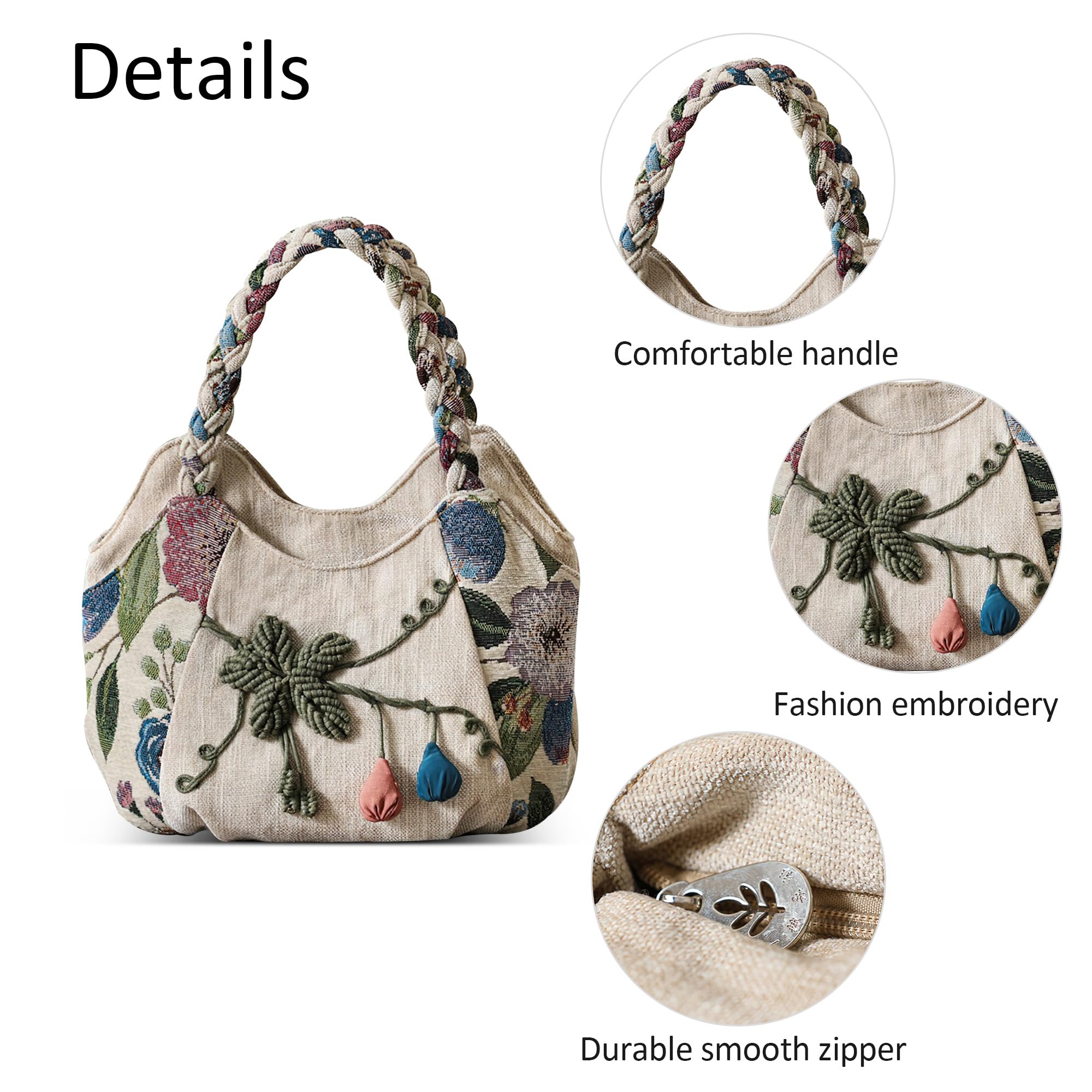 EBXN Bolsos Mujer Bolsa De Lona