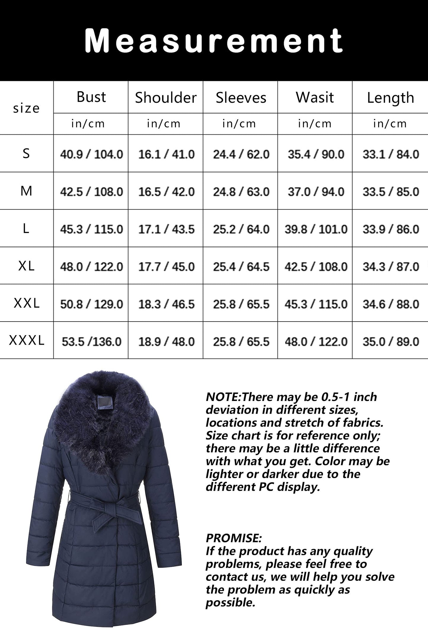 EBXN Winter Puffer Jacket Cold-Resistant