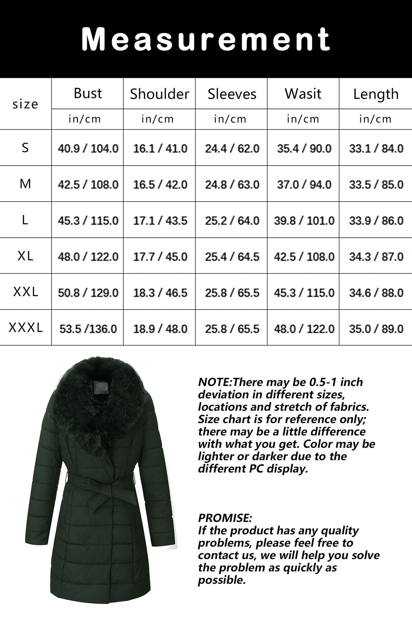 EBXN Winter Puffer Jacket Cold-Resistant