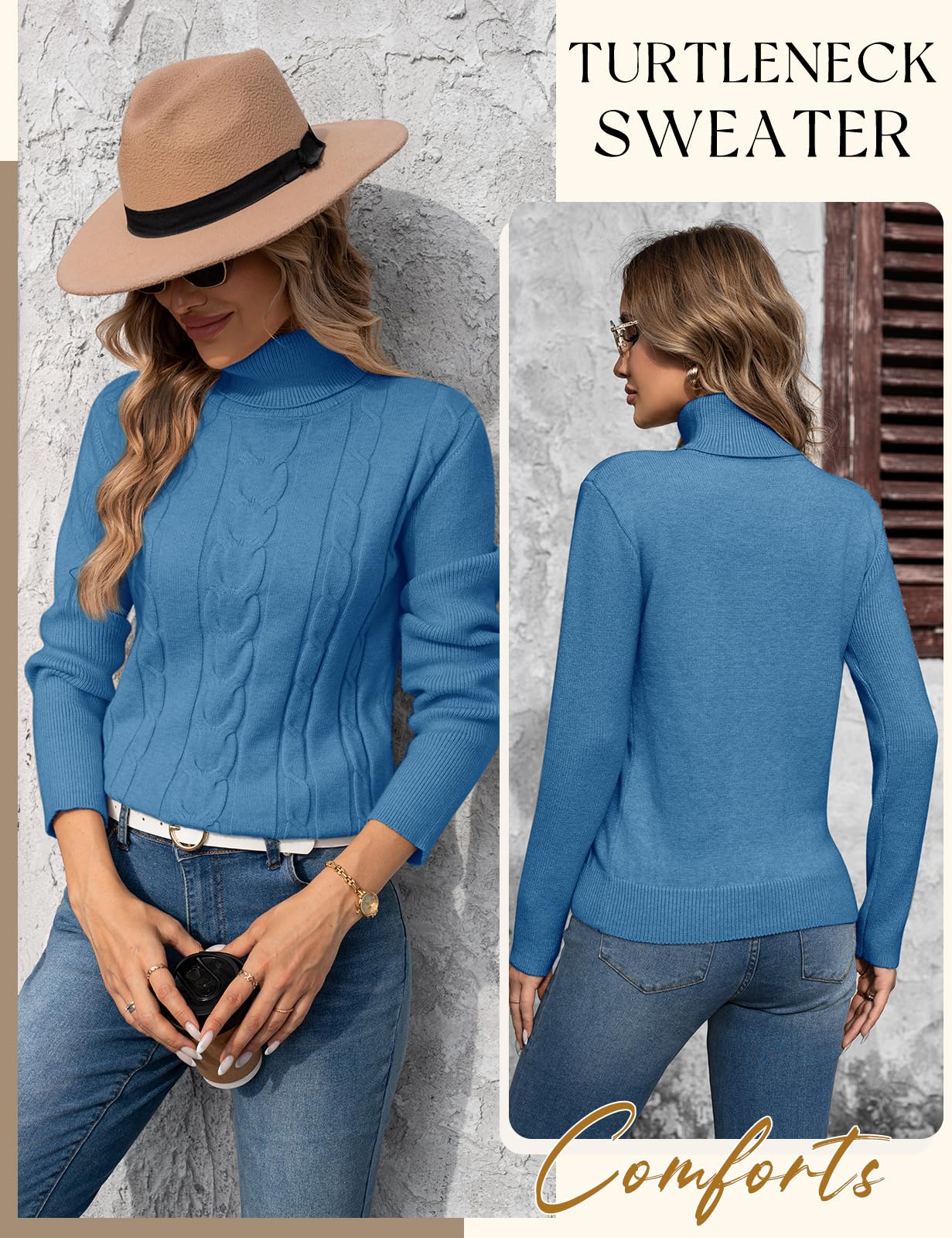 EBXN Heekpek Jersey Mujer Cuello Alto