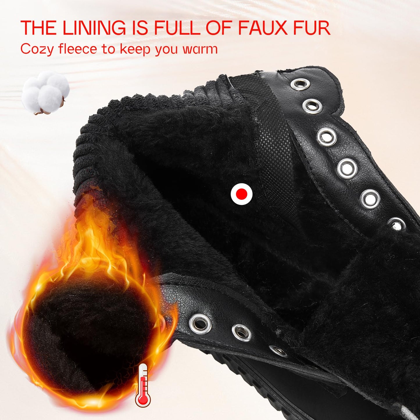 EBXN Women's Waterproof Boots