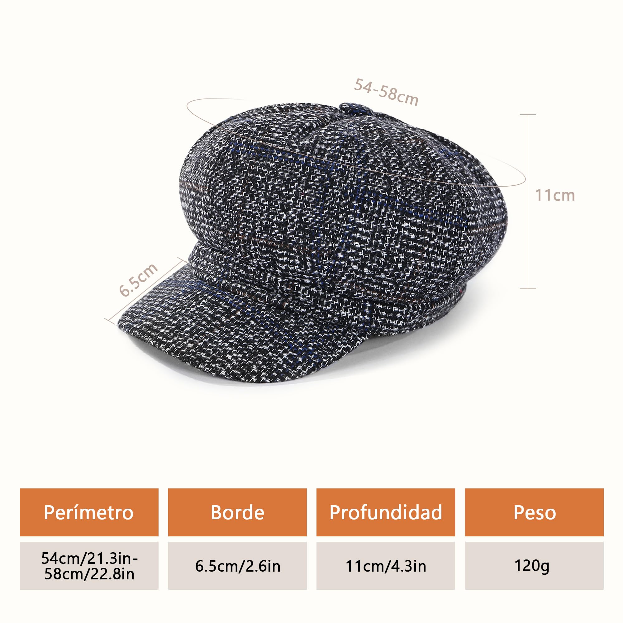 EBXN - Elegante Mujer Gorra