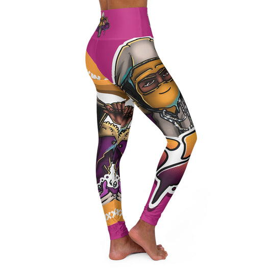 High Waisted Yoga Leggings (AOP)
