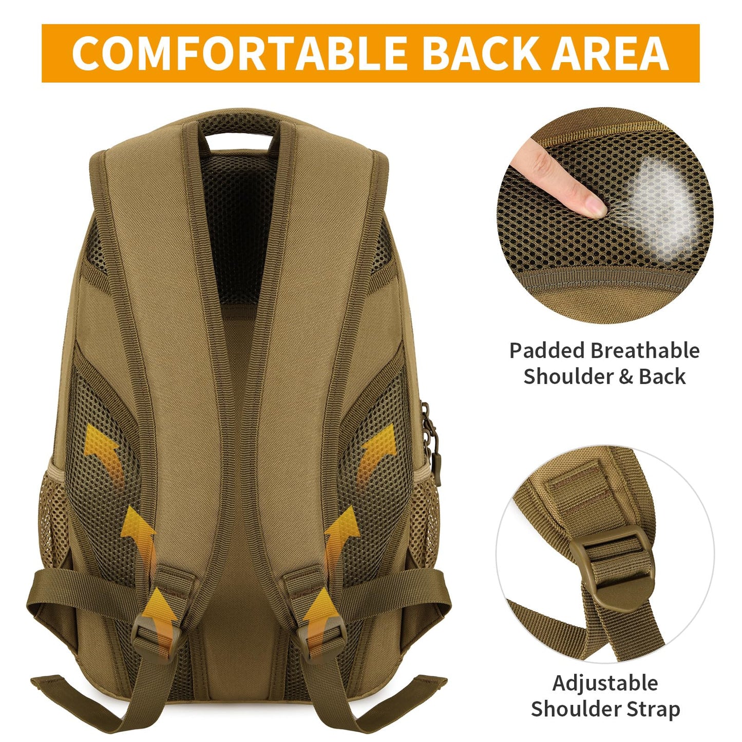 EBXN Mochila Militar Pequeña 15L