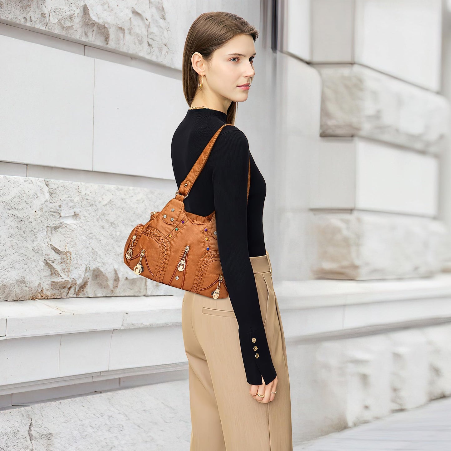 EBXN Retro Bolsos De Mujer