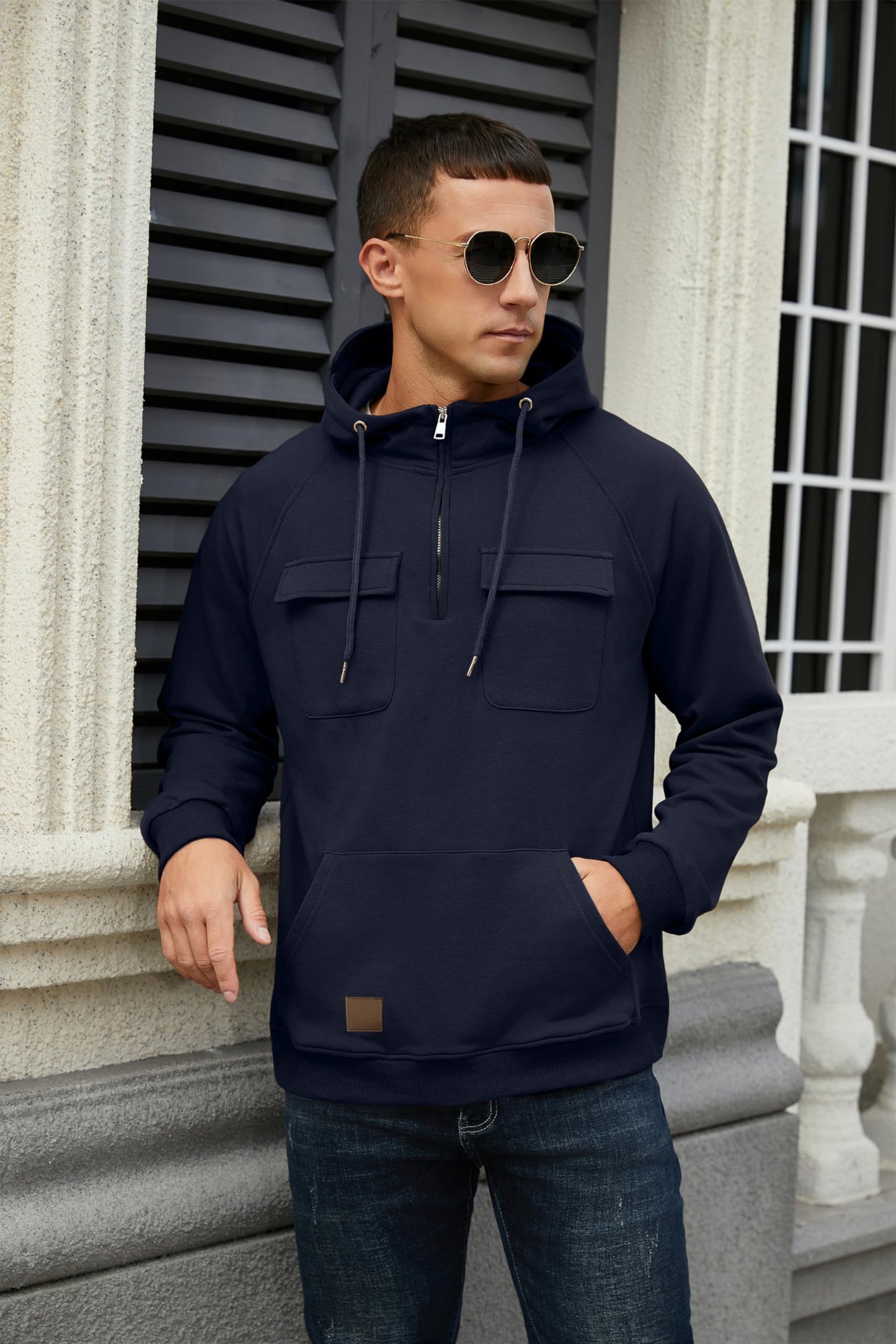 EBXN Men's Cargo Hoodies