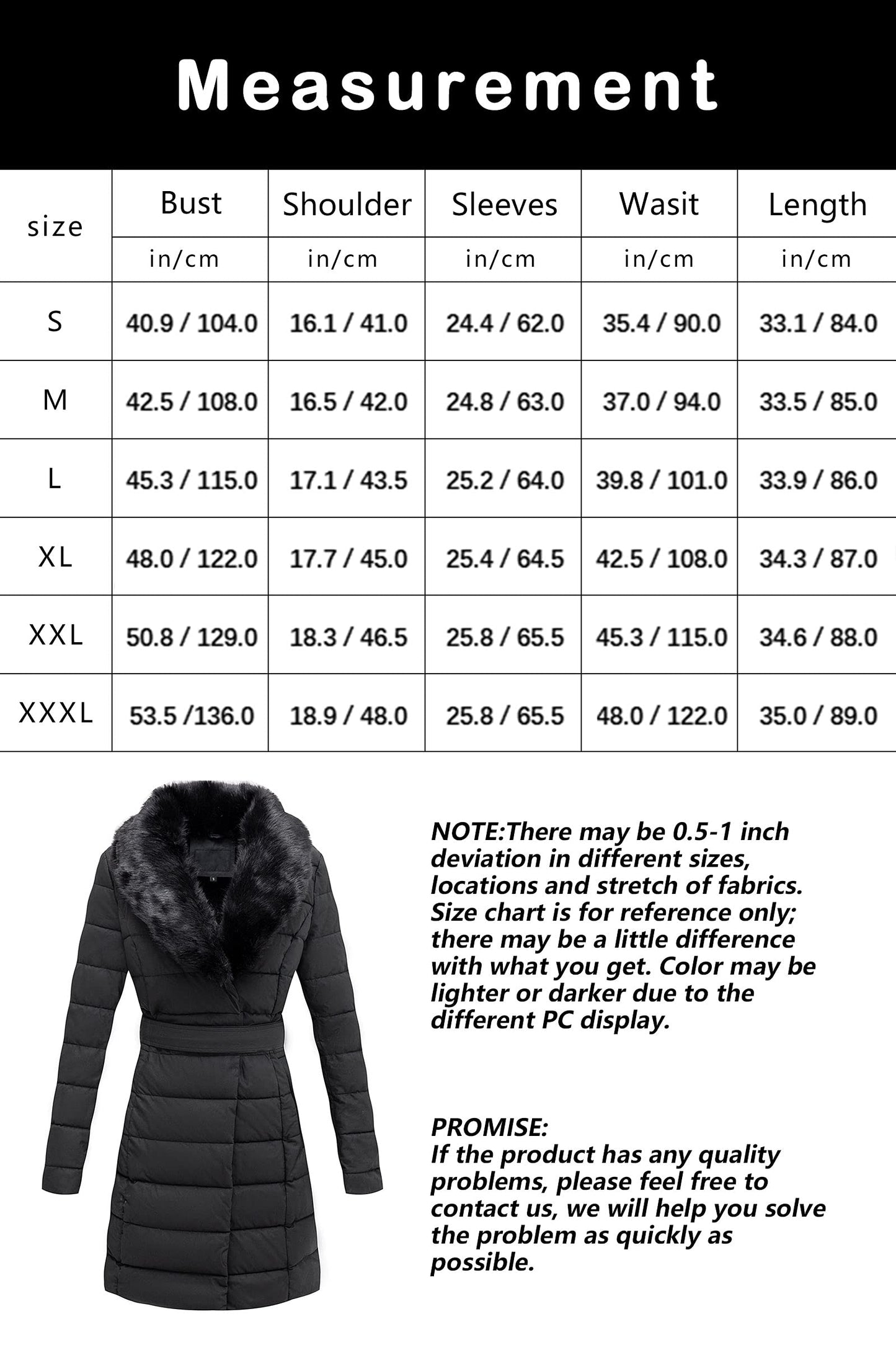 EBXN Winter Puffer Jacket Cold-Resistant