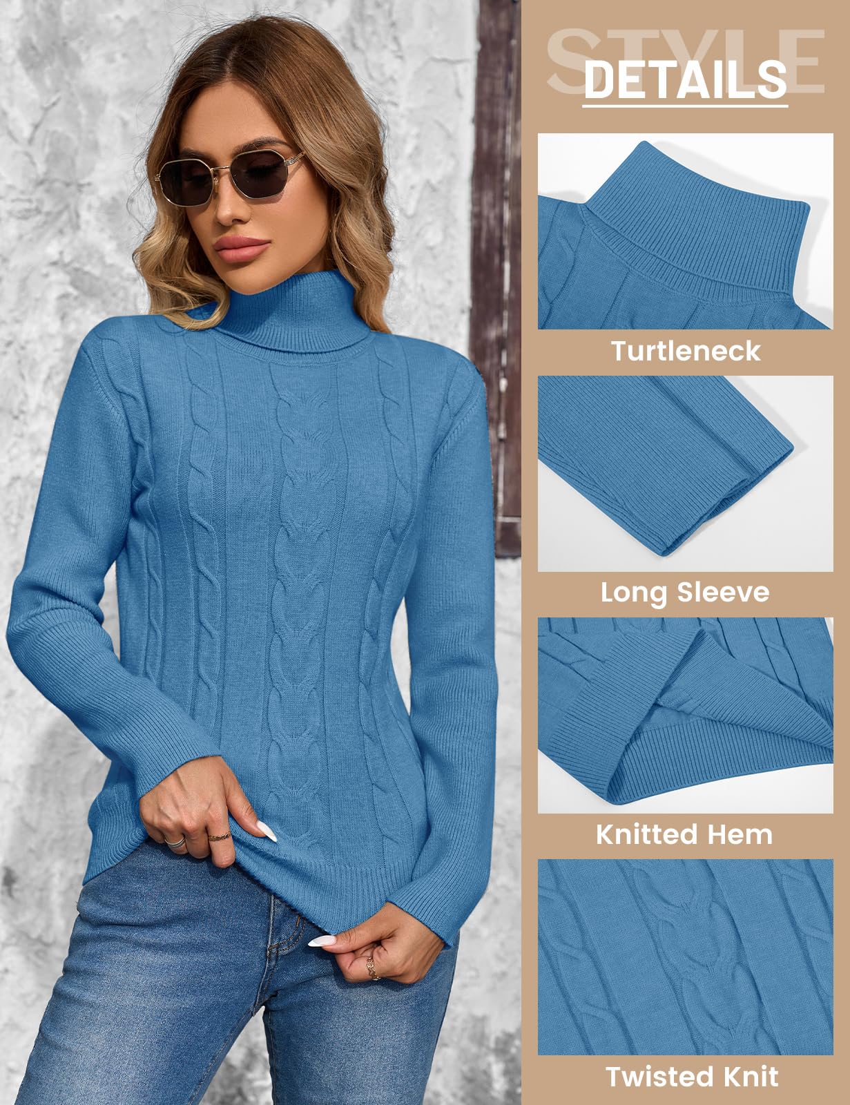 EBXN Heekpek Jersey Mujer Cuello Alto