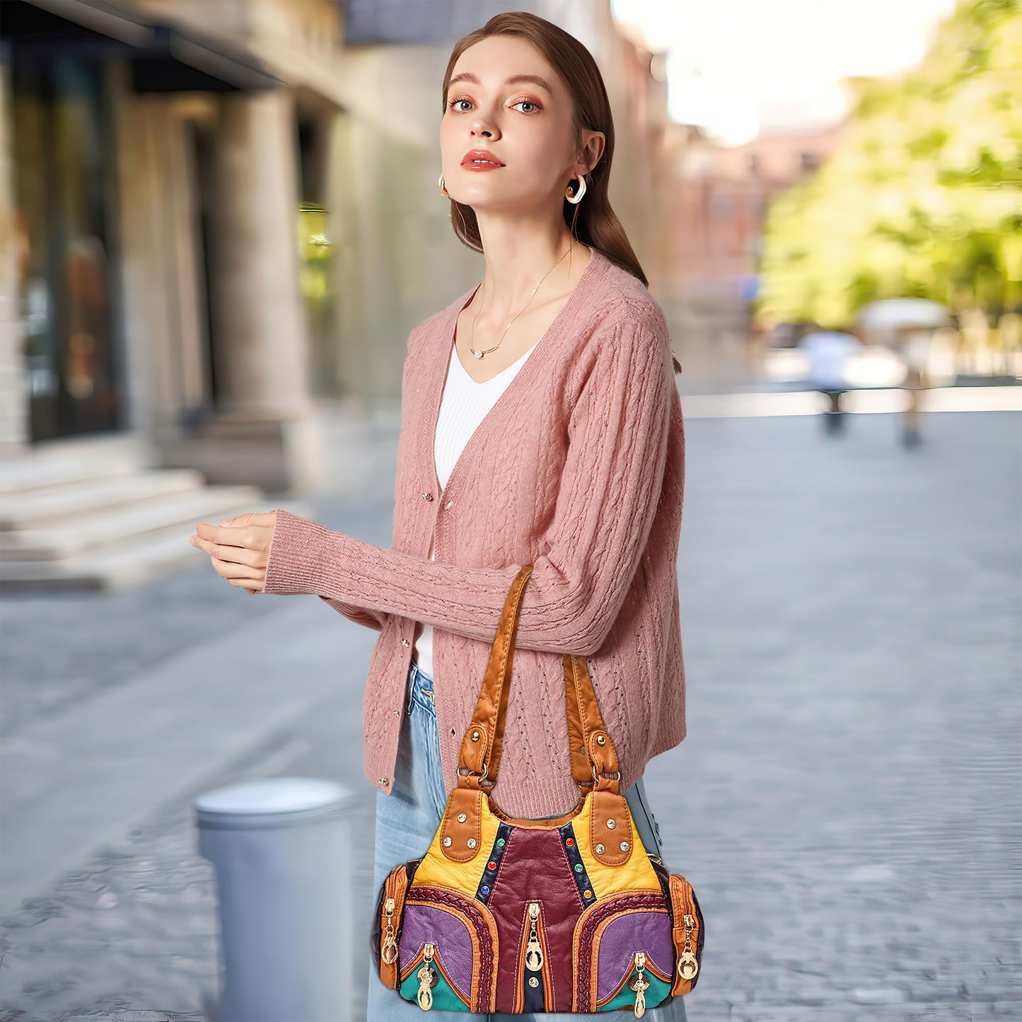 EBXN Retro Bolsos De Mujer