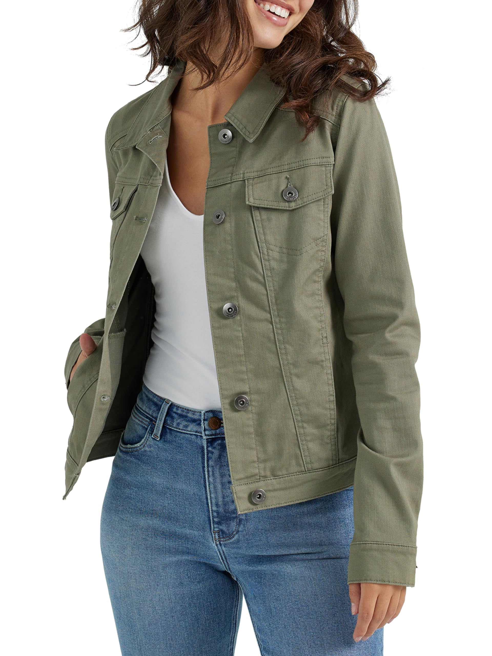 EBXN Women's Stretch Denim Jacket