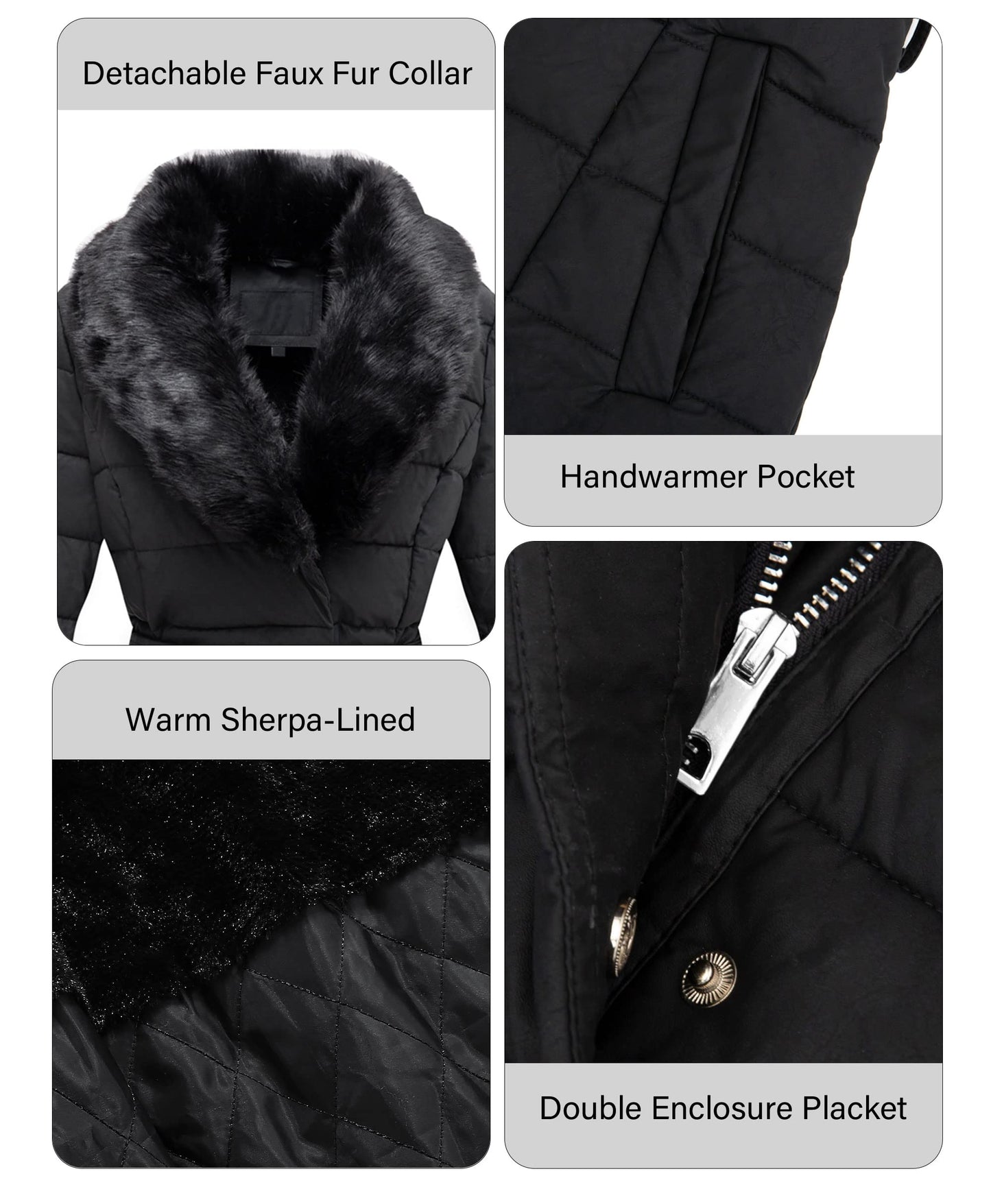 EBXN Winter Puffer Jacket Cold-Resistant