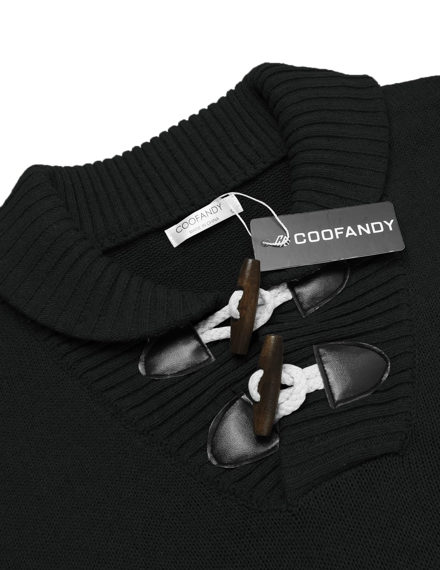 EBXN Men's Shawl Collar Pullover Sweater