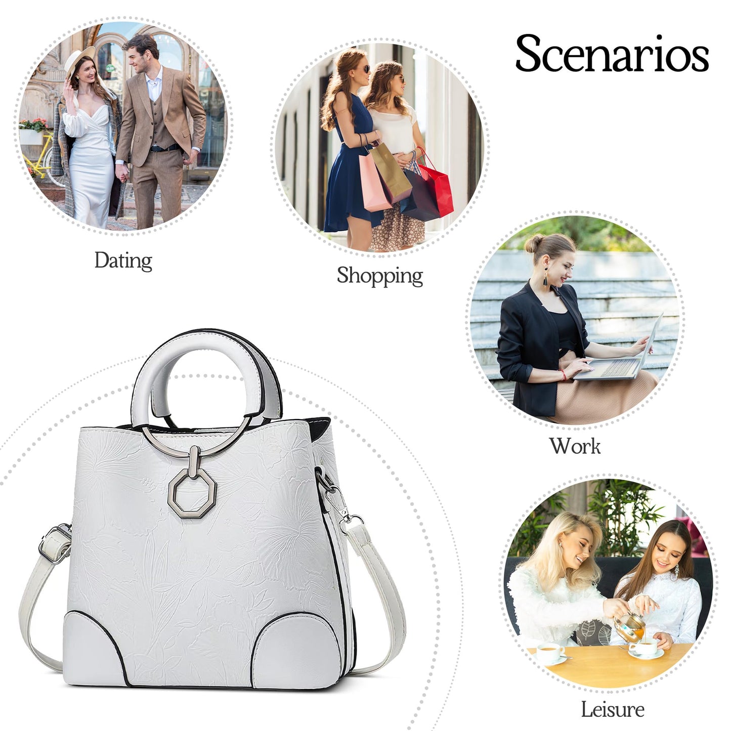 EBXN Bolsos de mujer Elegante