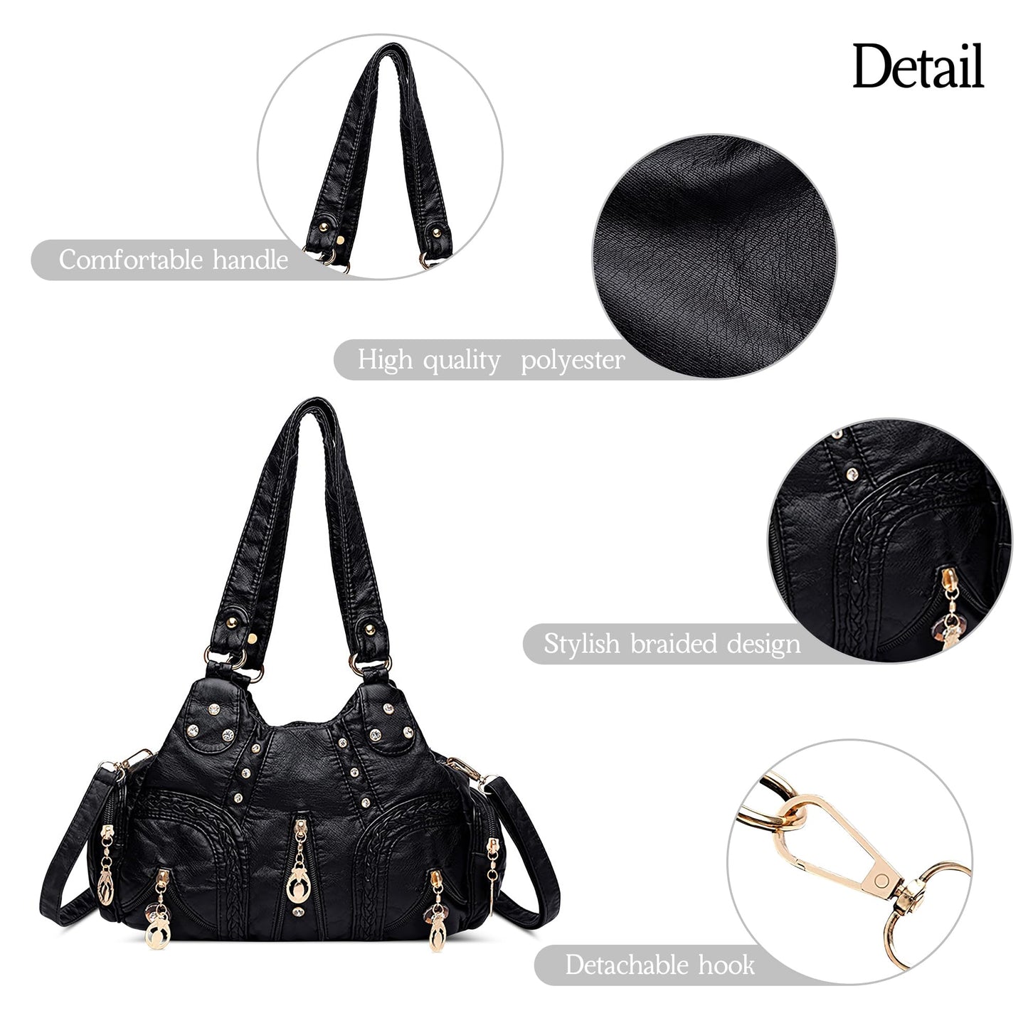EBXN Retro Bolsos De Mujer