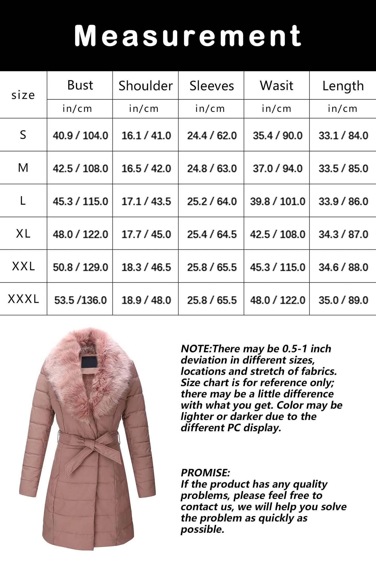 EBXN Winter Puffer Jacket Cold-Resistant