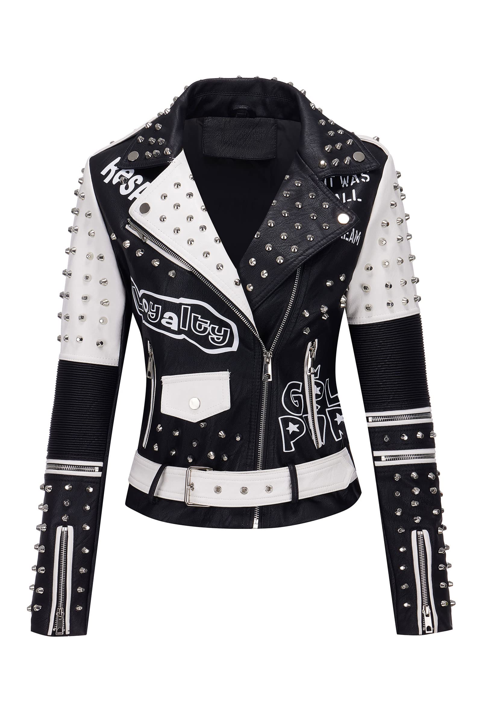 EBXN  Chaqueta Para Mujer Cuero