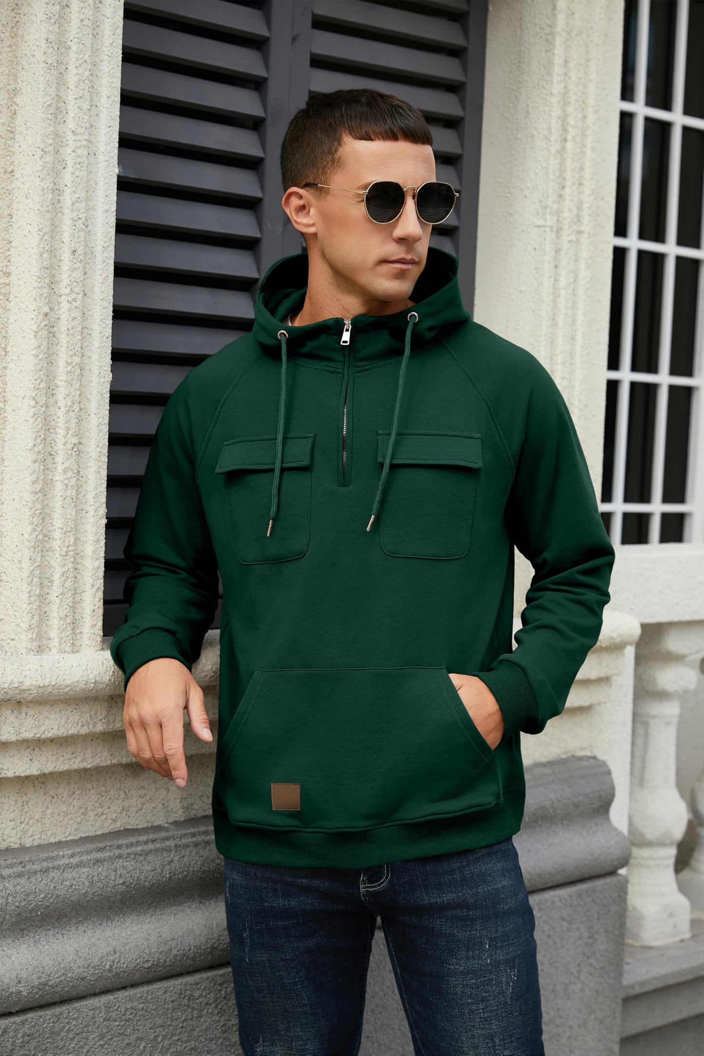 EBXN Men's Cargo Hoodies