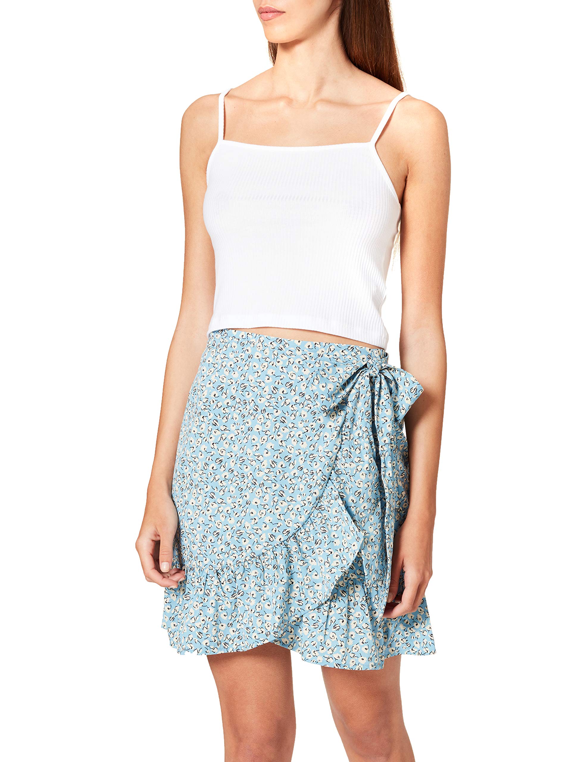 EBXN Wrap Skirt Wvn Noos Falda para Mujer
