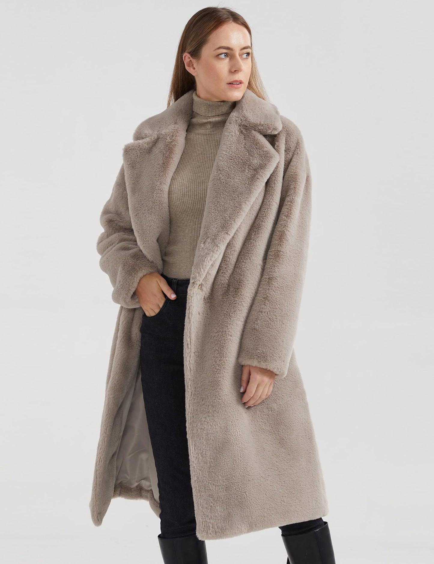 EBXN Fuzzy Fleece Winter Jacket