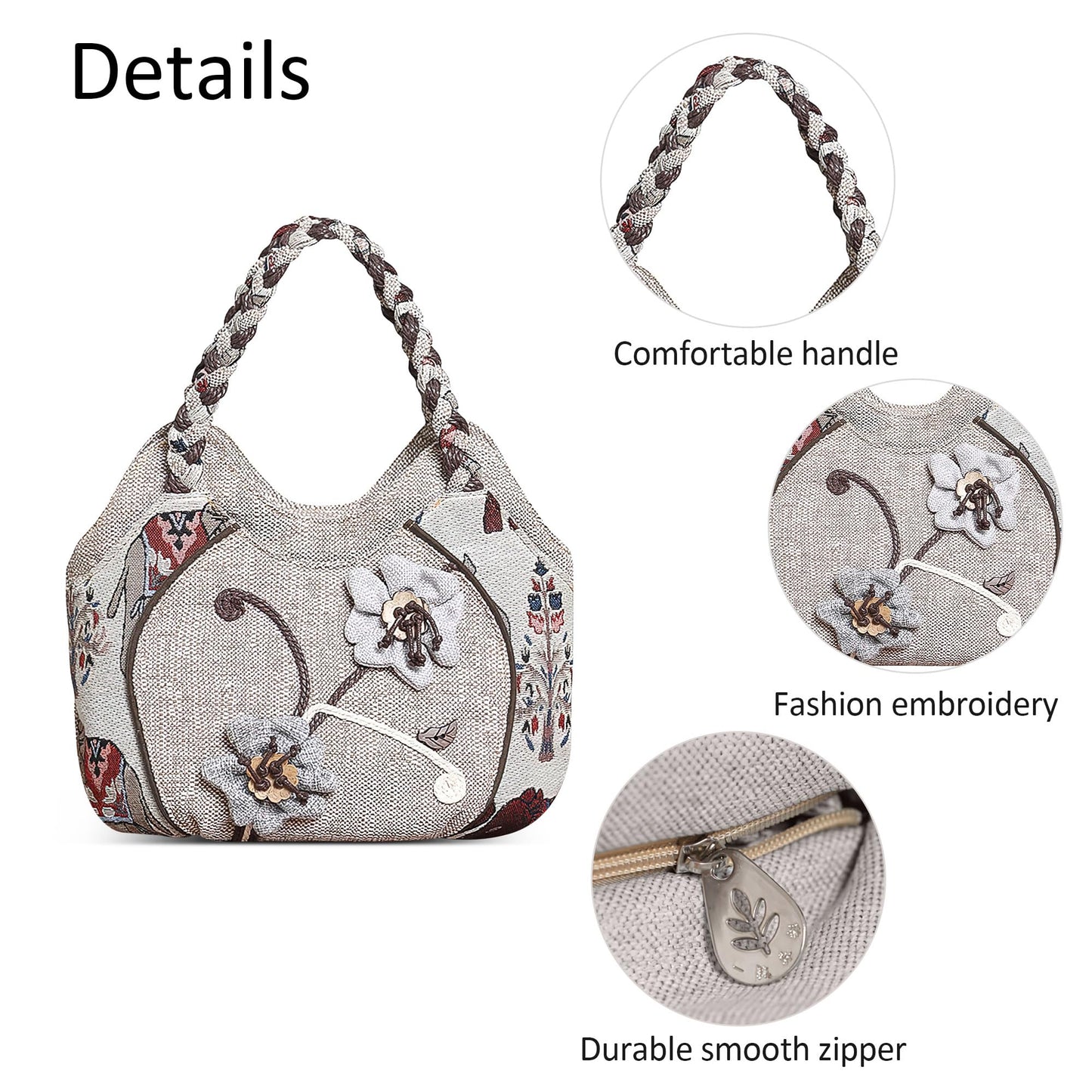 EBXN Bolsos Mujer Bolsa De Lona