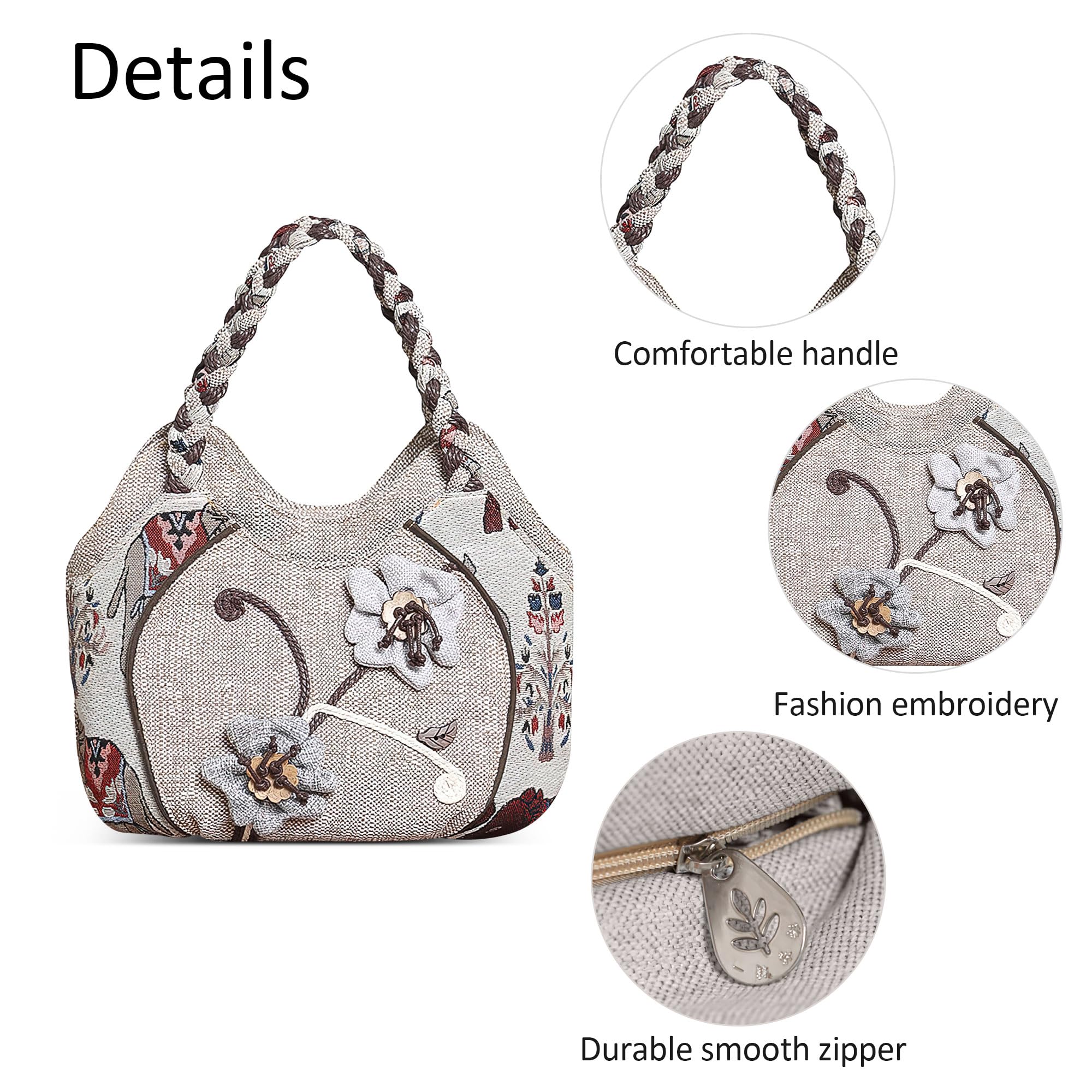 EBXN Bolsos Mujer Bolsa De Lona