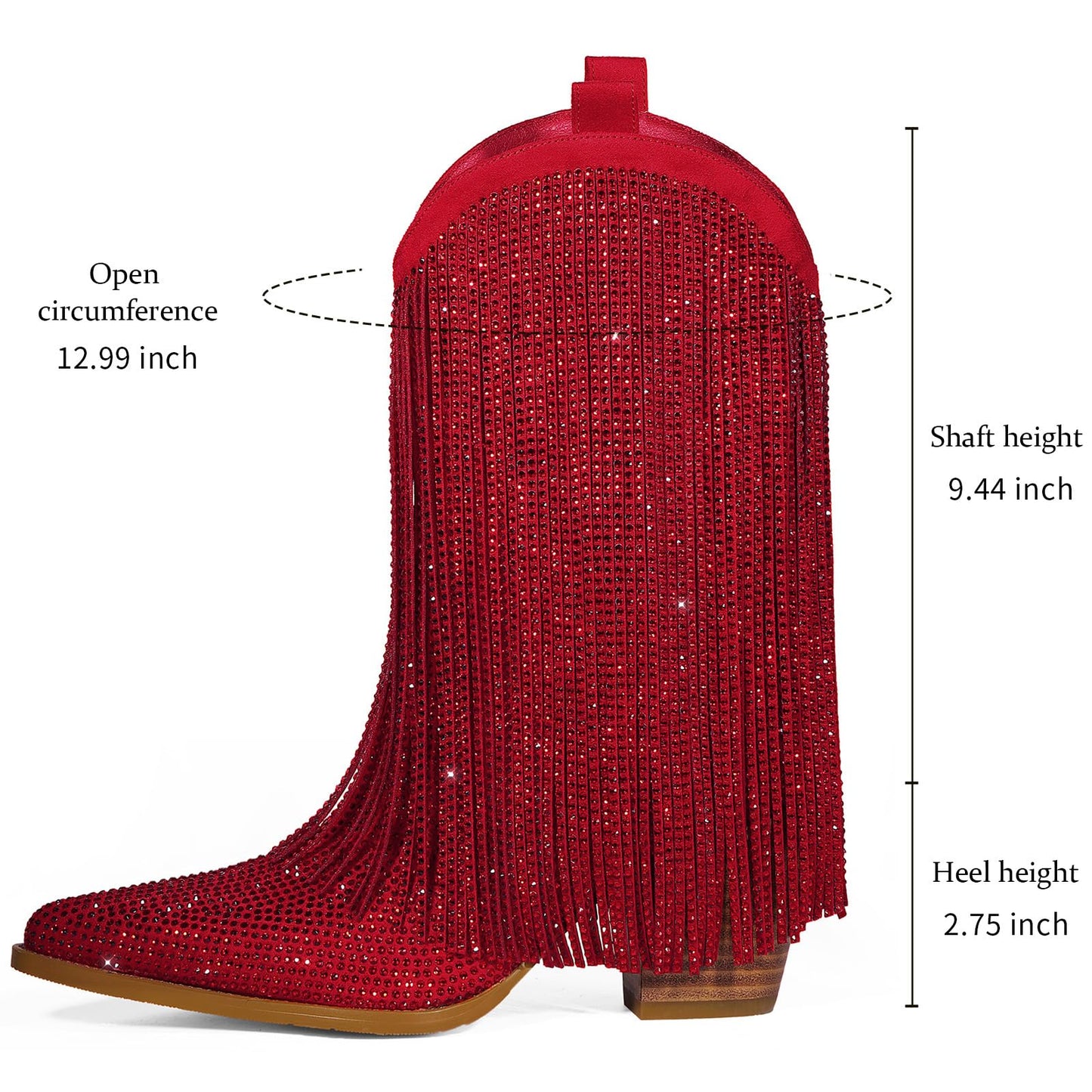 EBXN Women's Cowgirl Boots