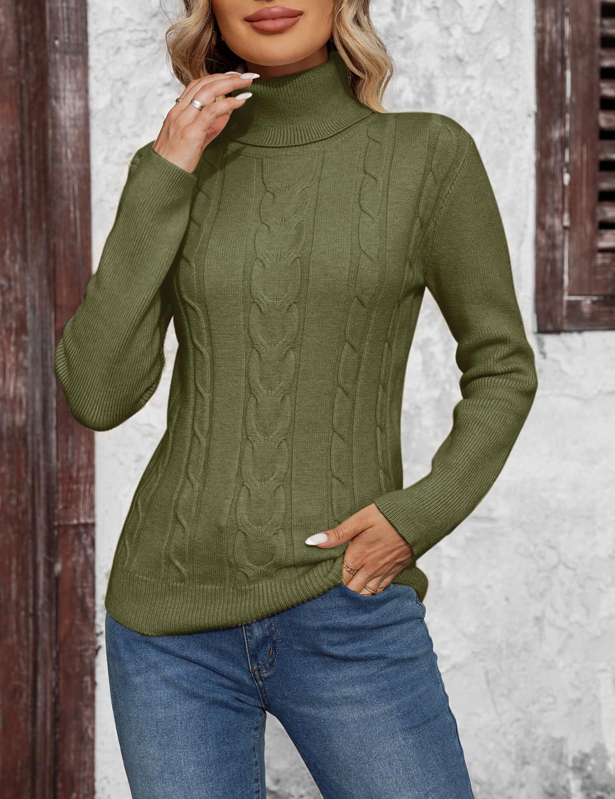 EBXN Heekpek Jersey Mujer Cuello Alto