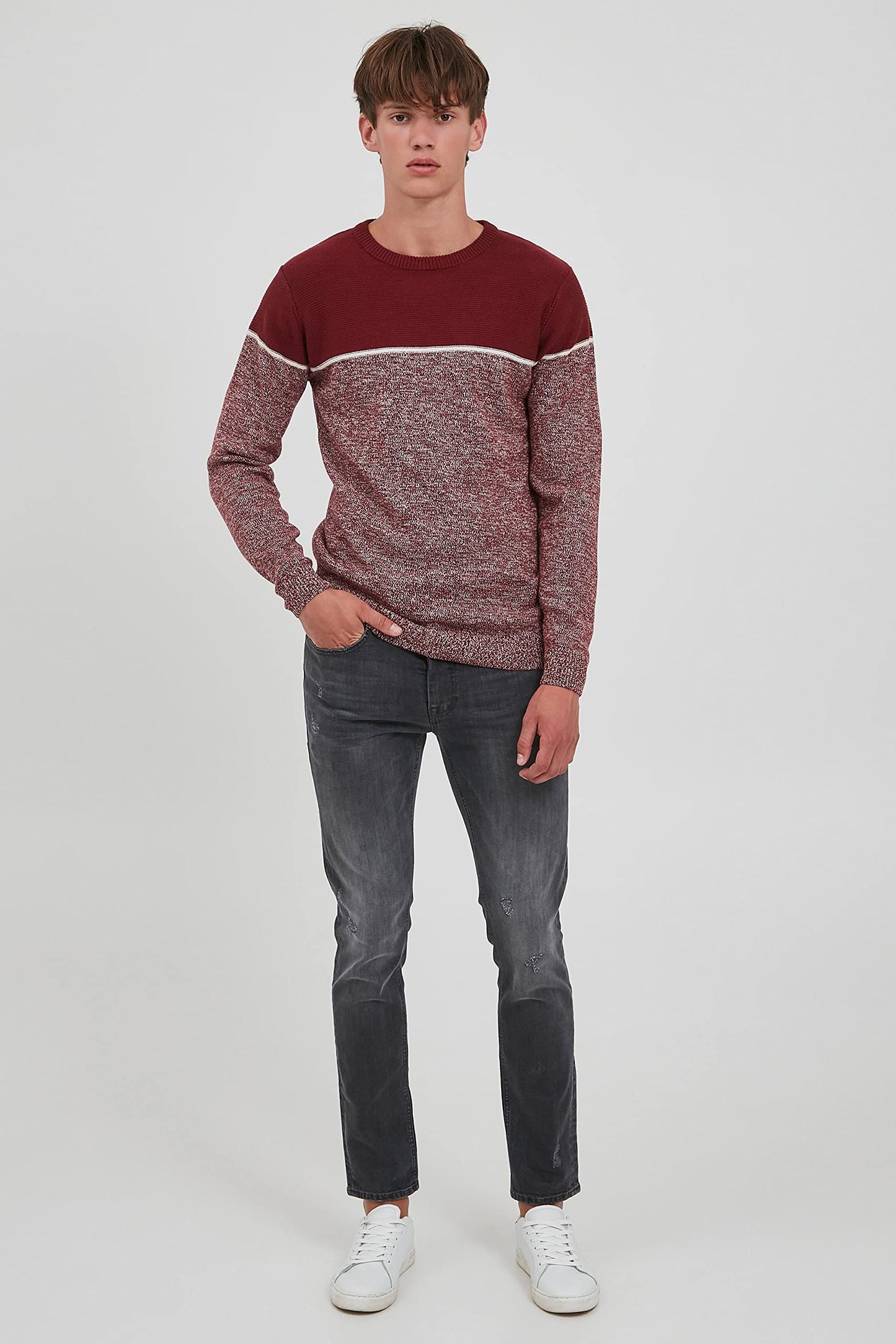 EBXN Jersey De Punto Suéter para Hombre