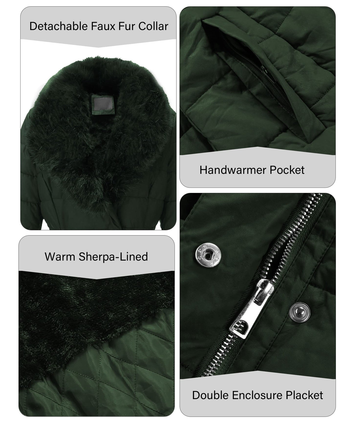 EBXN Winter Puffer Jacket Cold-Resistant