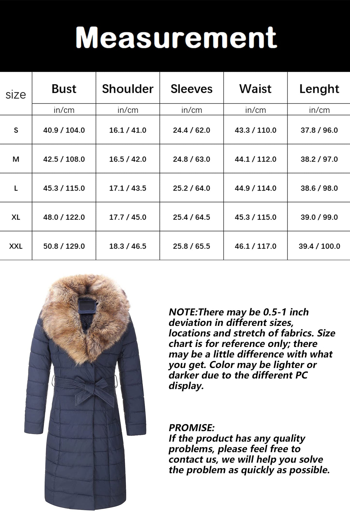 EBXN Winter Puffer Jacket Cold-Resistant