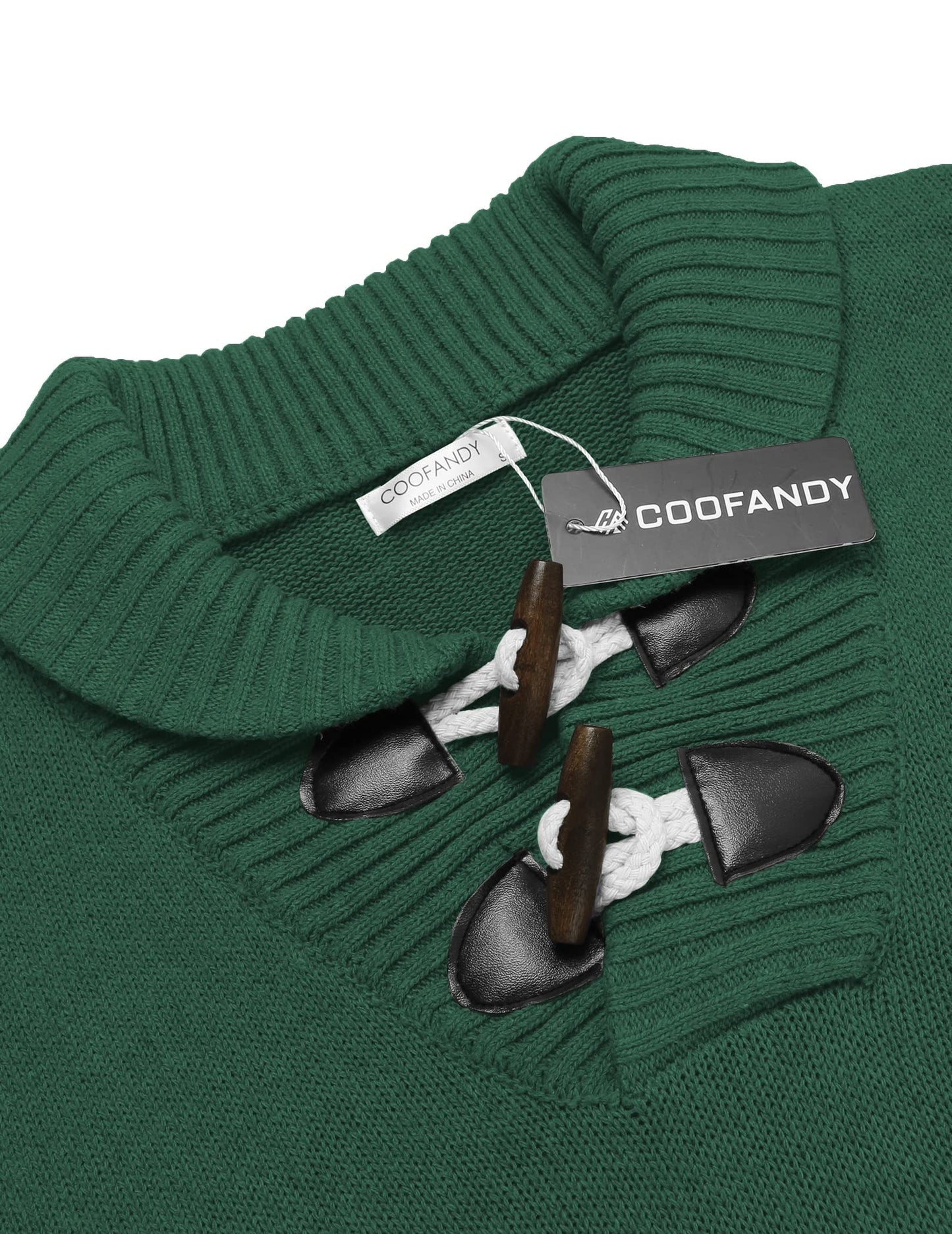 EBXN Men's Shawl Collar Pullover Sweater