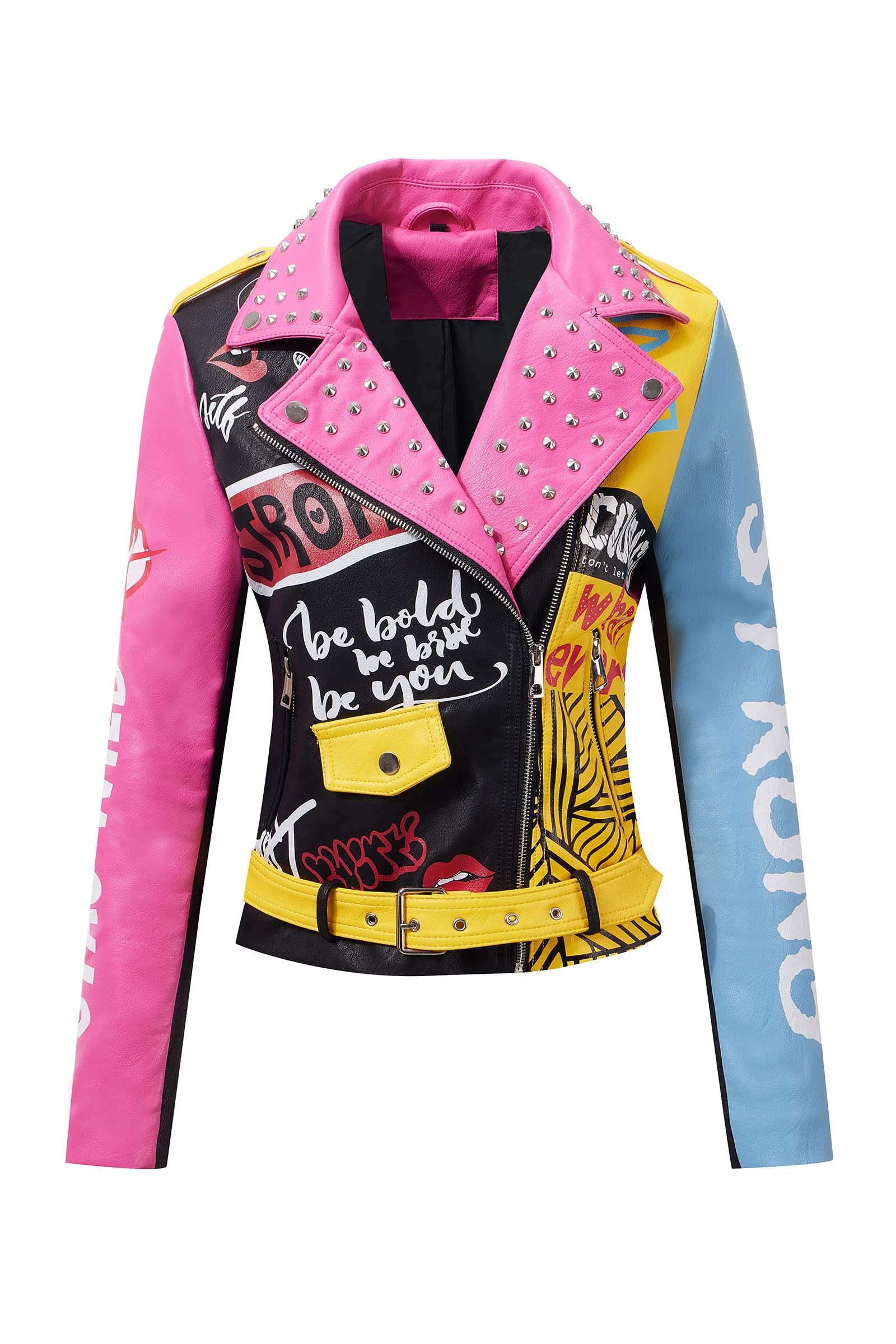 EBXN  Chaqueta Para Mujer Cuero