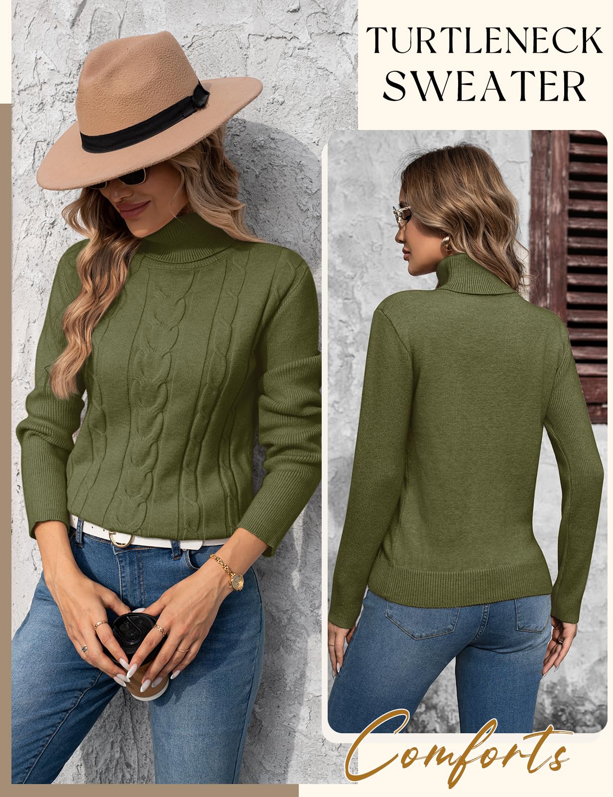 EBXN Heekpek Jersey Mujer Cuello Alto